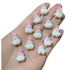A cute and trendy white chicken pendant, a fashionable necklace accessory, and a simple and trendy gift for girls Item Picture